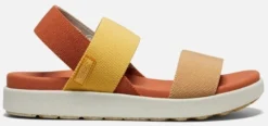 Sandaal Keen Women Elle Backstrap Fossil Orange Silver Birch