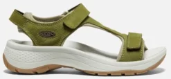 Sandaal Keen Women Astoria West T-Strap Olive Drab Leather WF