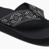 Slipper Reef Women Spring Woven Black White