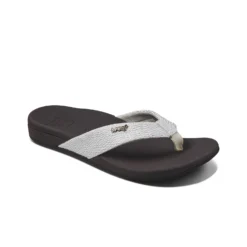 Slipper Reef Women Ortho-Spring Brown White