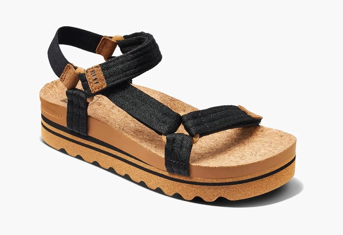 Sandaal Reef Women Cushion Rem Hi Black 1 Sandaal Reef Women Cushion Rem Hi Black