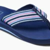 Slipper Reef Women Spring Woven Peacoat Stripe