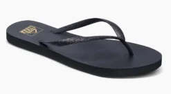Slipper Reef Women Seaside Black Glitter