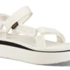 Teva Women Flatform Universal Mesh Print Bright White