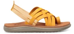 Teva Women Voya Strappy Leather Sunflower