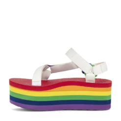 Teva Women Flatform Universal White Rainbow 7 Teva Women Flatform Universal White Rainbow -Teva Verkoopwinkel 1116376 WRBW 3