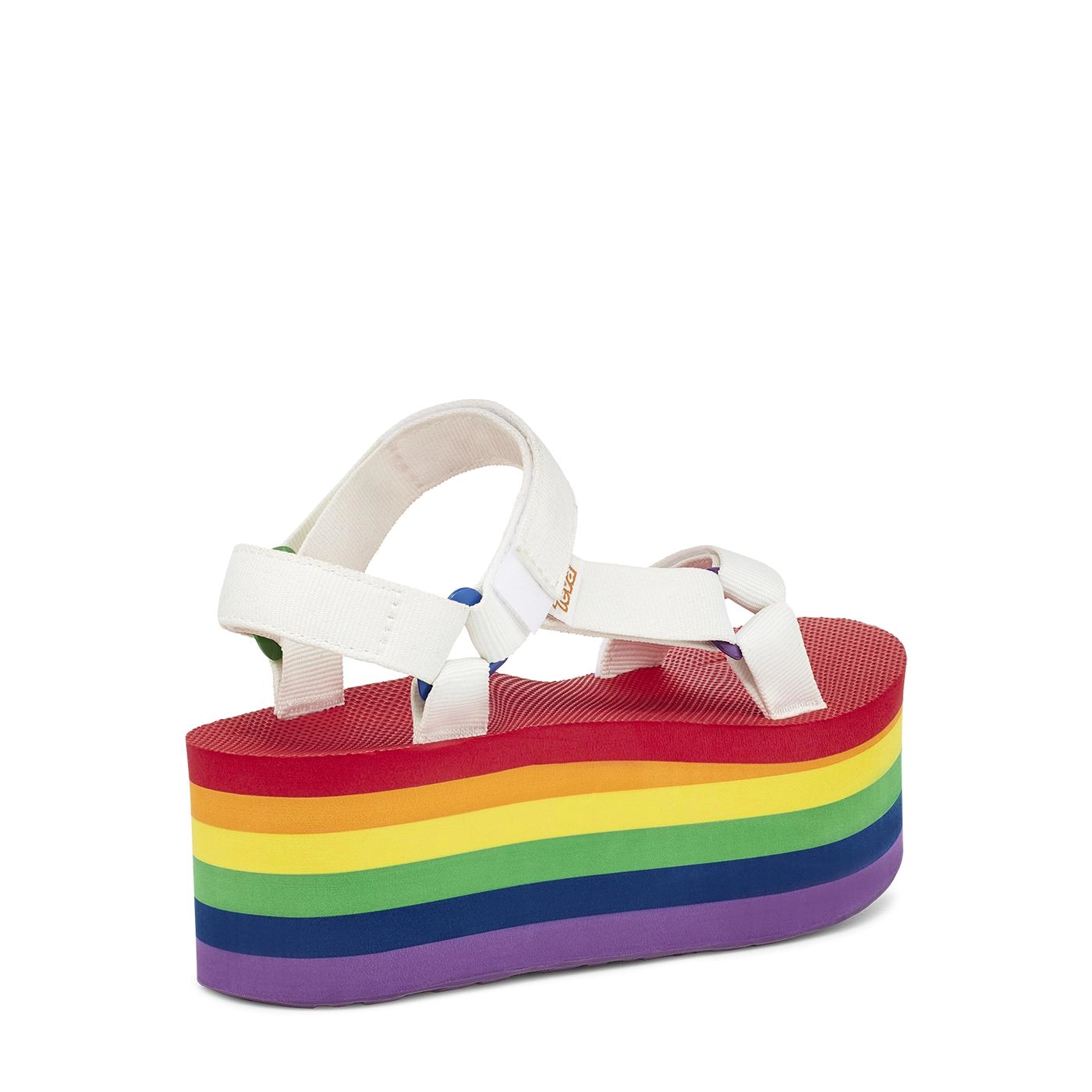 Teva Women Flatform Universal White Rainbow 4 Teva Women Flatform Universal White Rainbow - Afbeelding 4