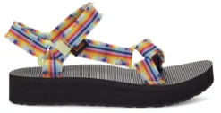 Teva Women Midform Fray Frazier Black Multi