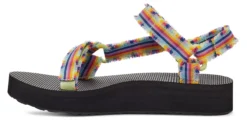 Teva Women Midform Fray Frazier Black Multi -Teva Verkoopwinkel 1118954 FBML 3