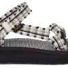 Teva Women Midform Fray Frazier White Black