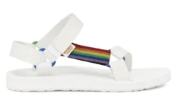 Teva Women Original Universal White Rainbow