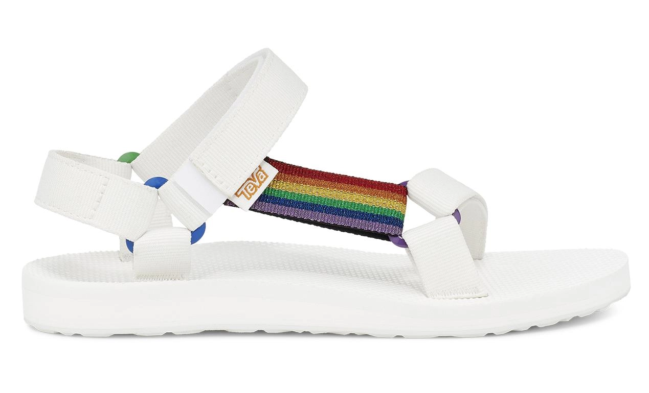 Teva Women Original Universal White Rainbow 1 Teva Women Original Universal White Rainbow
