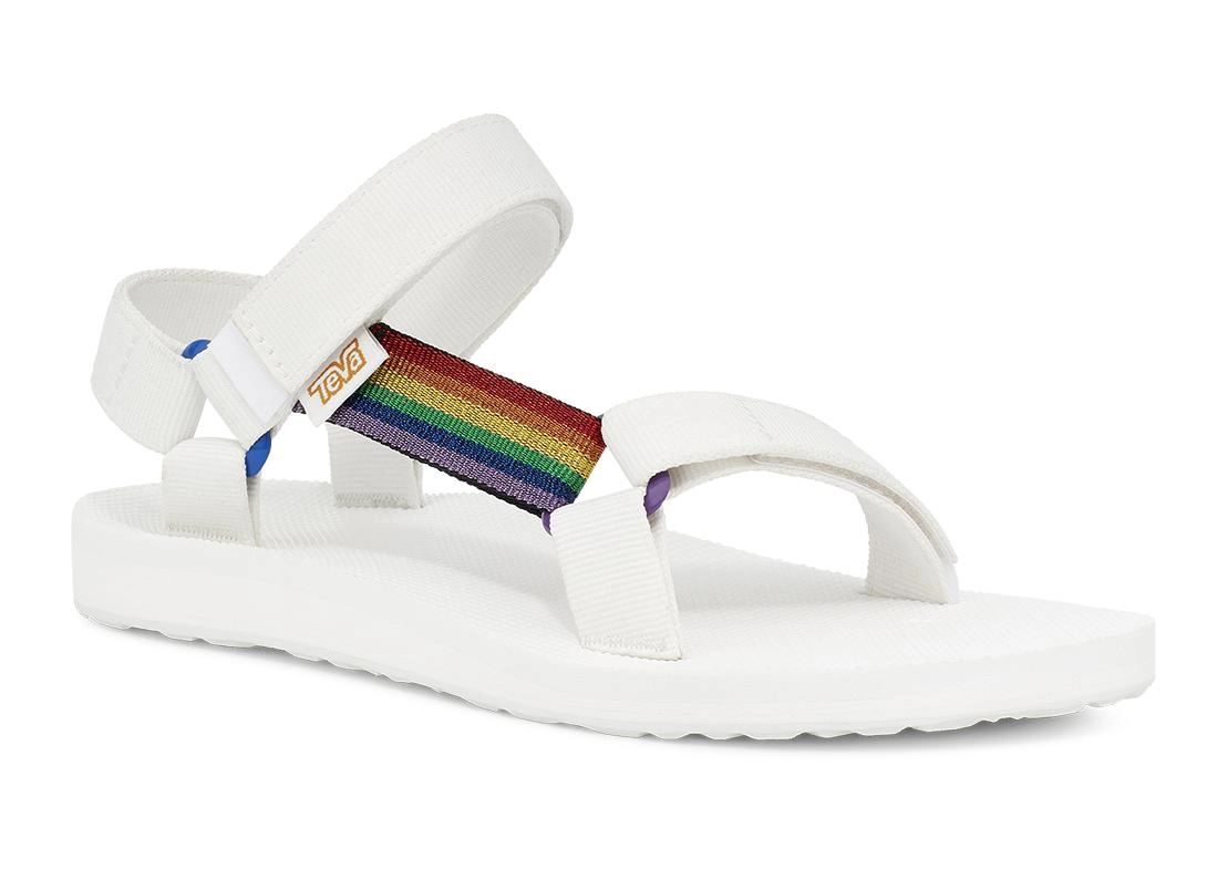 Teva Women Original Universal White Rainbow 2 Teva Women Original Universal White Rainbow - Afbeelding 2