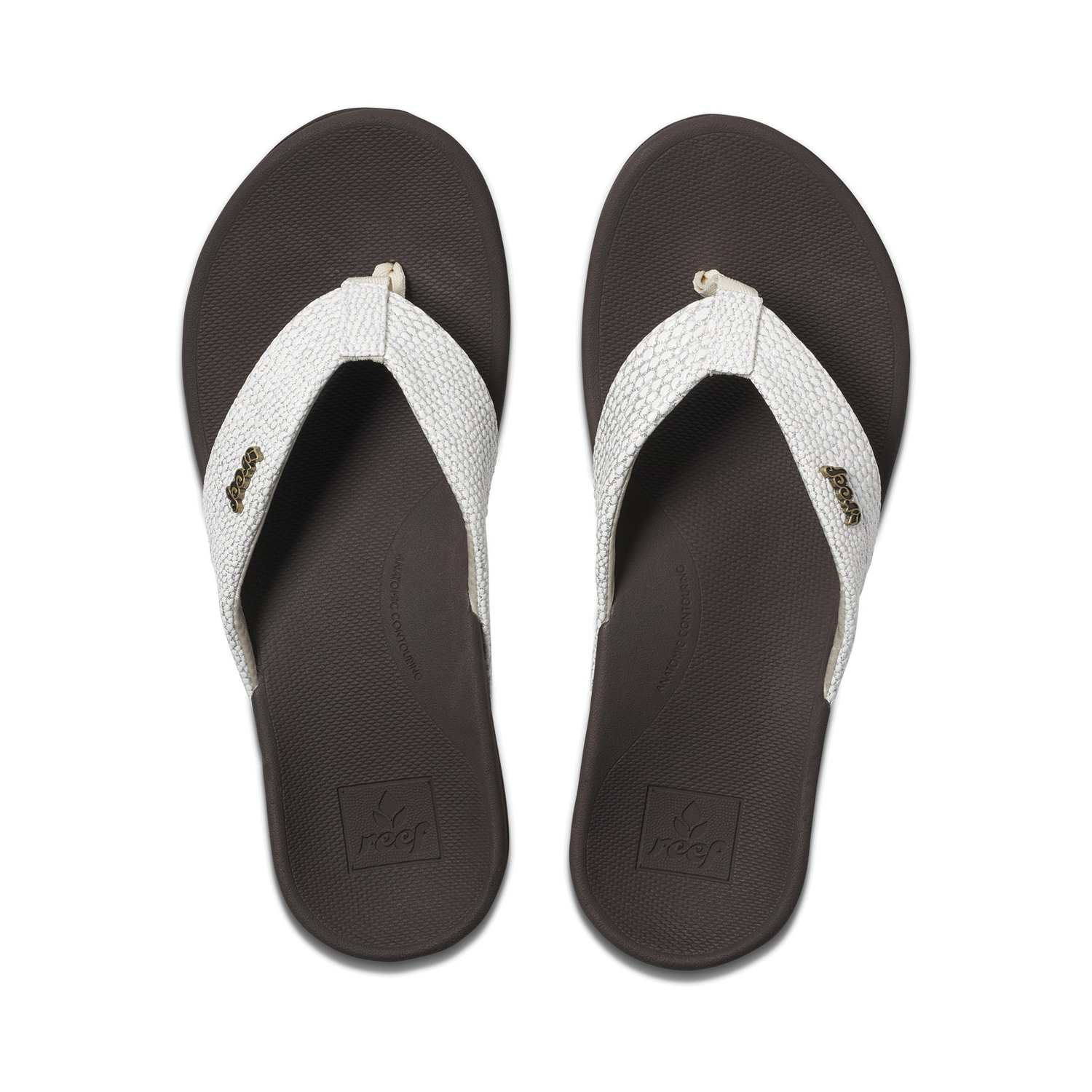 Slipper Reef Women Ortho-Spring Brown White 2 Slipper Reef Women Ortho-Spring Brown White - Afbeelding 2