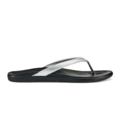Slipper OluKai Women Ho'opio Silver Black