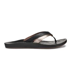 Slipper OluKai Women Kaekae Black Silver 21
