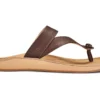 Slipper OluKai Women Kaekae Ko'o Kona Coffee Golden Sand