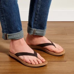 Slipper OluKai Women Nonohe Dark Java Golden Sand -Teva Verkoopwinkel 20440 48GS 101 W Nonohe DkjGlds Web Opt 1024x1024