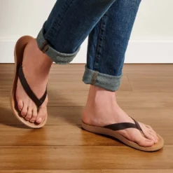 Slipper OluKai Women Nonohe Dark Java Golden Sand -Teva Verkoopwinkel 20440 48GS 102 W Nonohe DkjGlds Web Opt 1024x1024