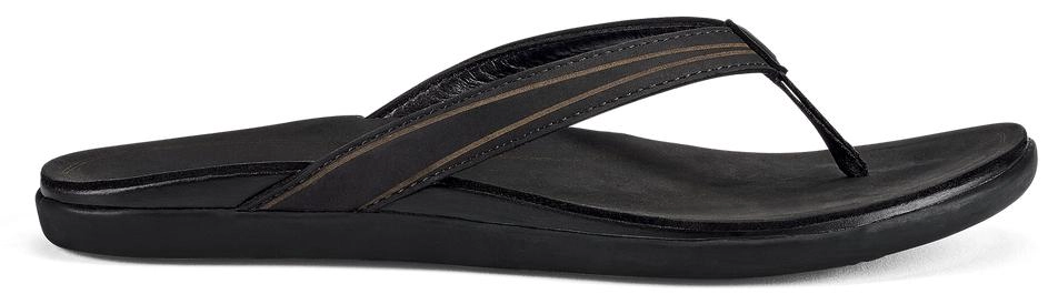 Slipper OluKai Women Aukai Black Black 1 Slipper OluKai Women Aukai Black Black