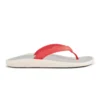Slipper OluKai Women Pi'Oe Hot Coral Mist Grey