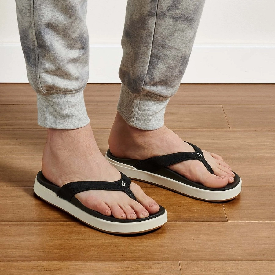 Slipper OluKai Women Nu'aPi'o Black - Afbeelding 5