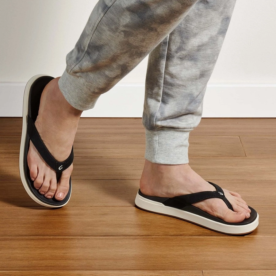 Slipper OluKai Women Nu'aPi'o Black - Afbeelding 6