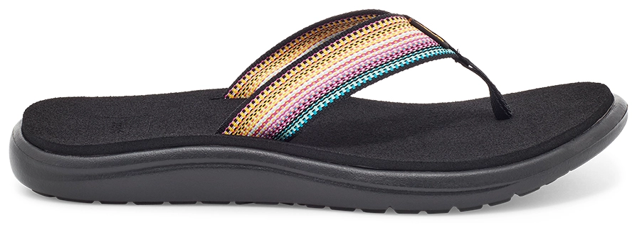Teva Women Voya Flip Antiguous Black Multi 1 Teva Women Voya Flip Antiguous Black Multi