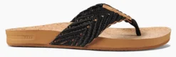 Slipper Reef Women Cushion Strand Black Natural -Teva Verkoopwinkel 3 CI3773 1