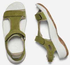 Sandaal Keen Women Astoria West T-Strap Olive Drab Leather WF -Teva Verkoopwinkel 4 1026178 PLD PDP