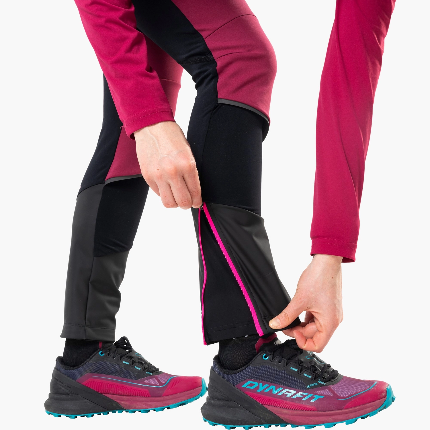 Trailrunning Schoen Dynafit Women Ultra 50 Gore-Tex Black Out Beet Red 4 Trailrunning Schoen Dynafit Women Ultra 50 Gore-Tex Black Out Beet Red - Afbeelding 4