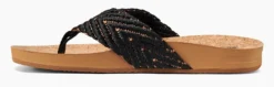 Slipper Reef Women Cushion Strand Black Natural -Teva Verkoopwinkel 4 CI3773 2