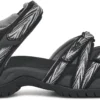 Teva Women Tirra Palms Black White