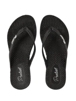 Slipper Protest Women Stamp Slaps True Black -Teva Verkoopwinkel 5610200 290 front