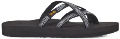 Teva Women Olowahu Palms Black White