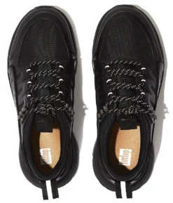 FitFlop Women Neo-D-Hyker Boots Leather-Mix All Black -Teva Verkoopwinkel FG8 090 31 1