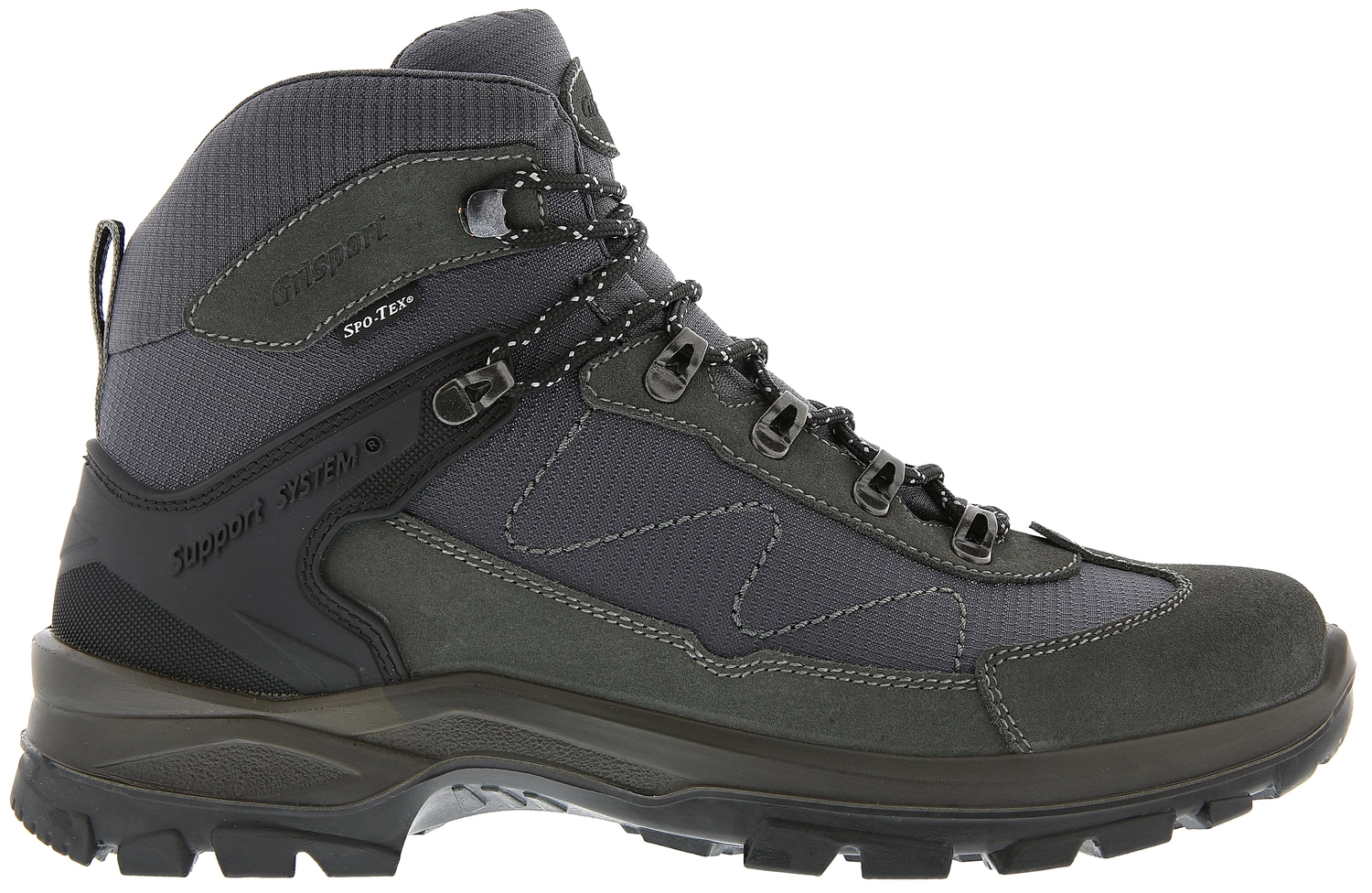 Wandelschoen Grisport Unisex Verona Mid Grey 1 Wandelschoen Grisport Unisex Verona Mid Grey