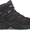 Wandelschoen Lowa Women Sirkos Evo GTX Mid Navy Burgundy