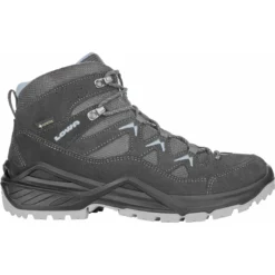 Wandelschoen Lowa Women Sirkos Evo GTX Mid Anthracite Iceblue