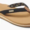 Slipper Reef Women Cushion Sands Black Tan