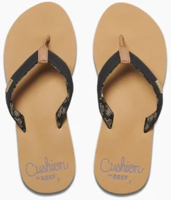Slipper Reef Women Cushion Sands Black Tan -Teva Verkoopwinkel Slipper20Reef20Women20Cushion20Sands20Black 4