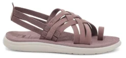 Teva Women Voya Strappy Leather Twilight Mauve