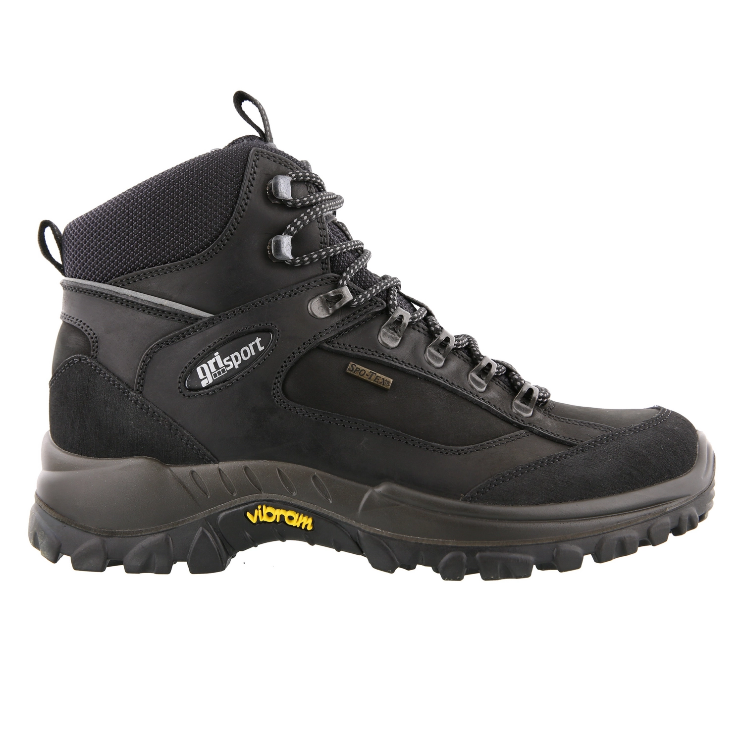 Wandelschoen Grisport Trento Mid Black 1 Wandelschoen Grisport Trento Mid Black