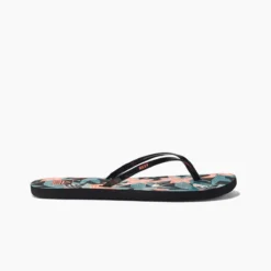 Slipper Reef Women Bliss-Full Hibiscus -Teva Verkoopwinkel ci5058reefbliss fullblkhibiscusrs