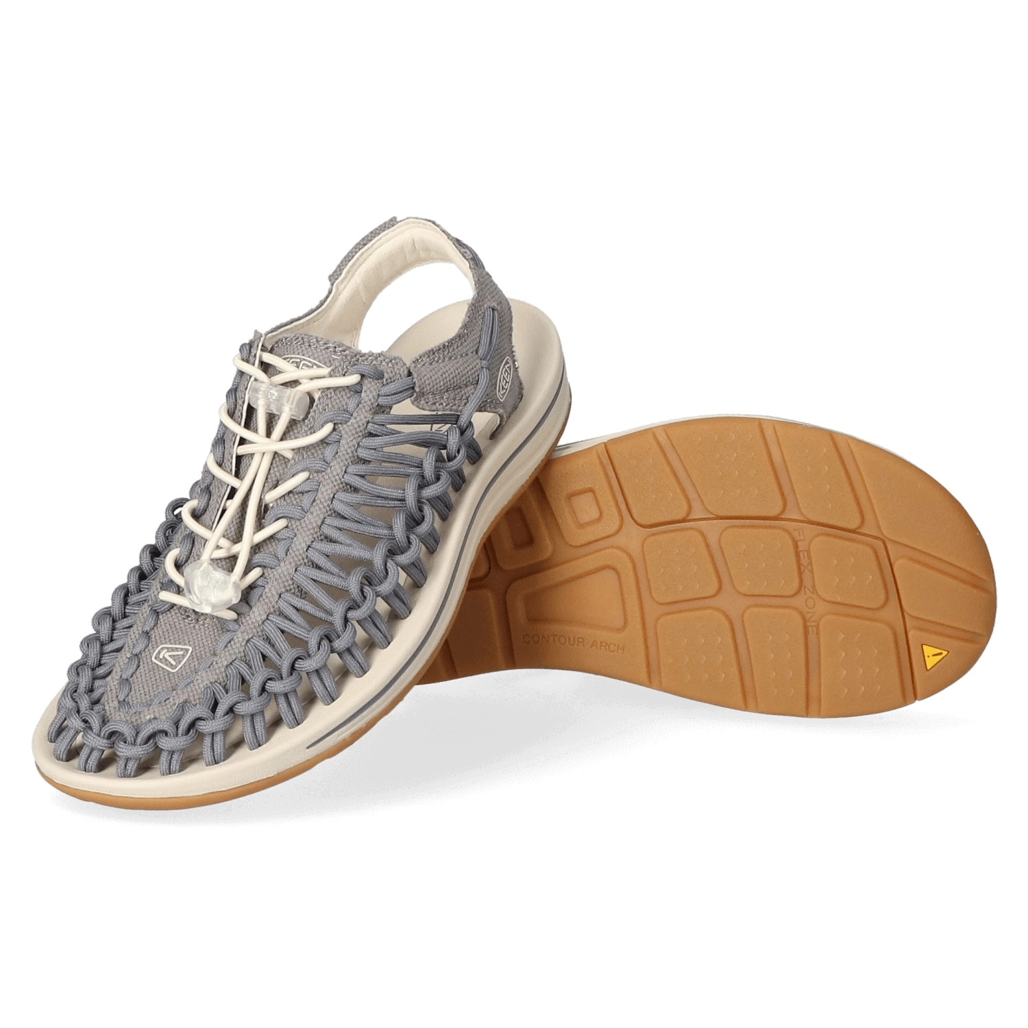 Sandaal KEEN Women Uneek Canvas Steel Grey Birch 2 Sandaal KEEN Women Uneek Canvas Steel Grey Birch - Afbeelding 2