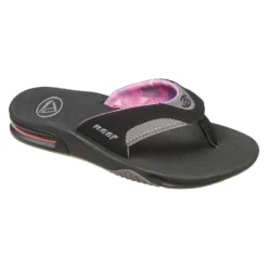 Slipper Reef Women Fanning Black Grey