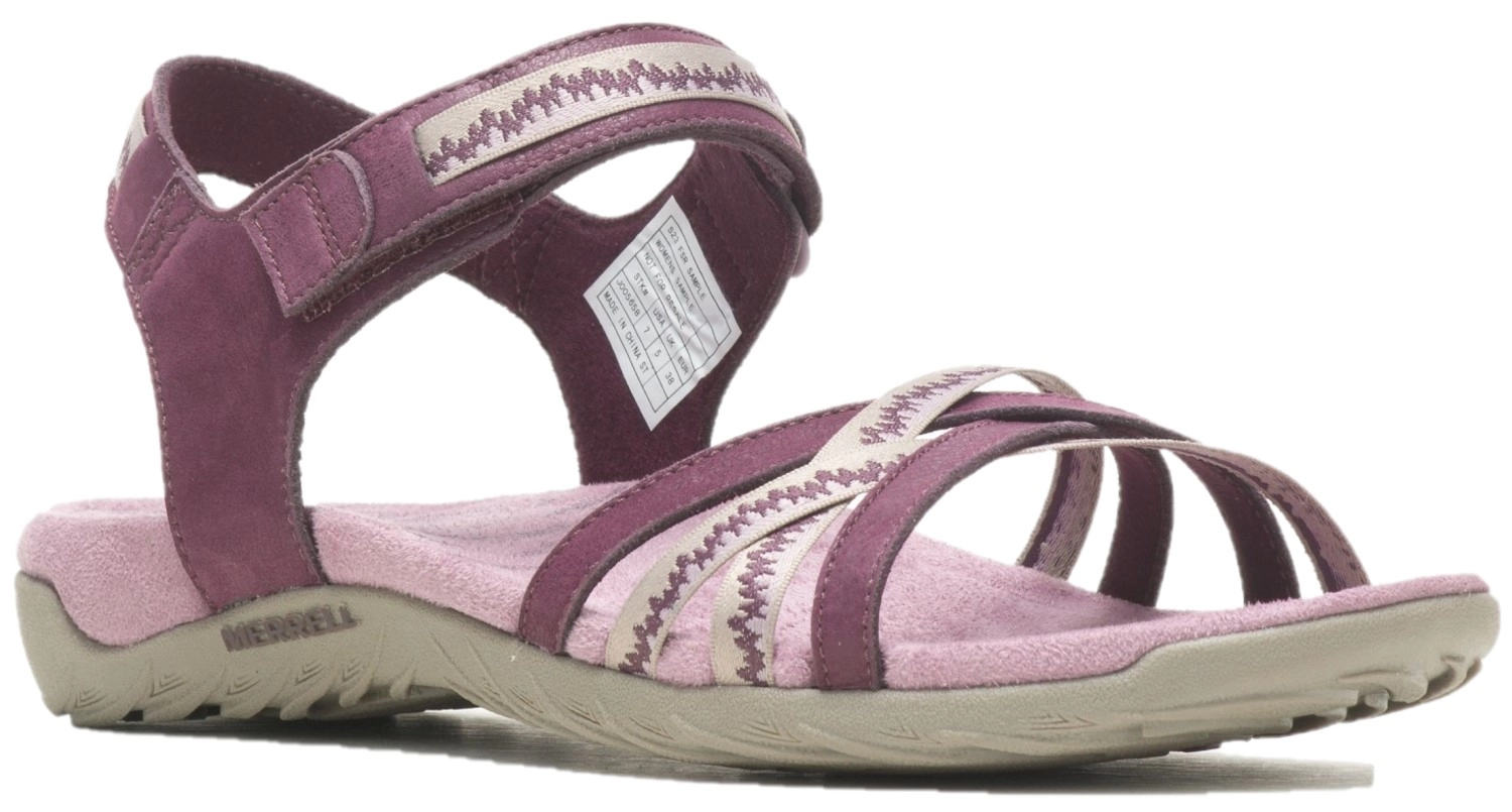 Sandaal Merrell Women Terran 3 Cush Cross Burgundy 2 Sandaal Merrell Women Terran 3 Cush Cross Burgundy - Afbeelding 2