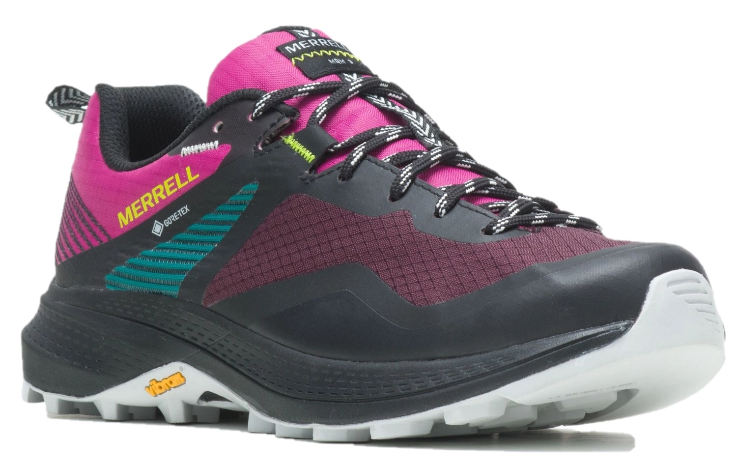 Wandelschoen Merrell Women MQM 3 GTX Fuchsia Burgundy 2 Wandelschoen Merrell Women MQM 3 GTX Fuchsia Burgundy - Afbeelding 2