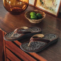 Slipper OluKai Women Paniolo Bronze Dark Java -Teva Verkoopwinkel paniolo natural galleryimage 088cfc1d36 354c 40e0 9b2a bef9b3f0ca3e